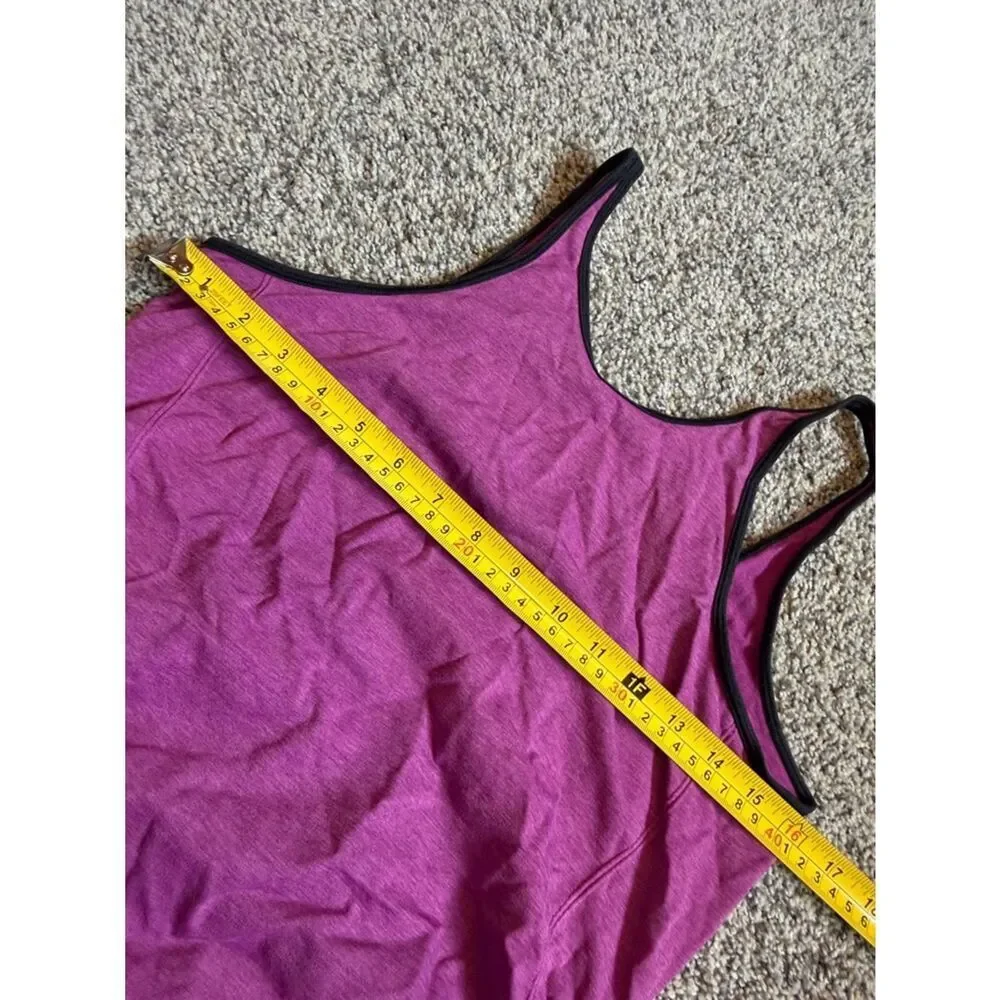 Lululemon See Info In The Flow Tank Heathered Regal Plum
